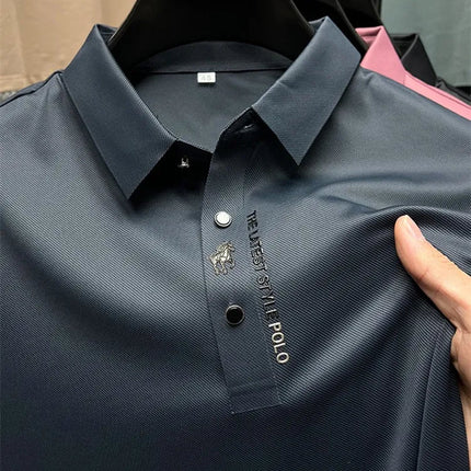Men's Wrinkle-Free Polo T-Shirt
