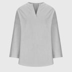 Lenara Linen Beach Shirt Luxe