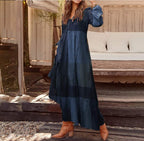 Cotton Linen Dress – Breathable Solid Color Collection-HighTouch