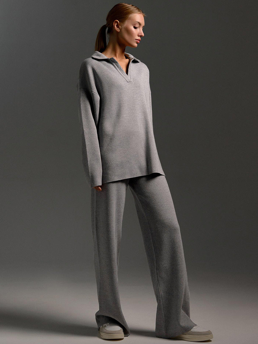 Women's Knitted Two-Piece Set-HighTouch