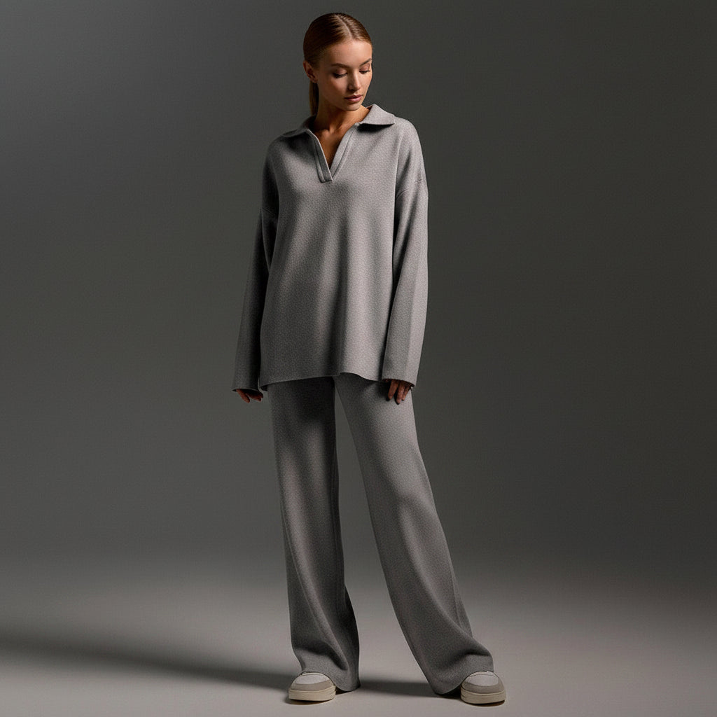 Women's Knitted Two-Piece Set-HighTouch