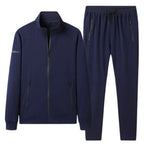 Men’s Cotton Stretch Tracksuit Set – Casual Sportswear Outfit-HighTouch