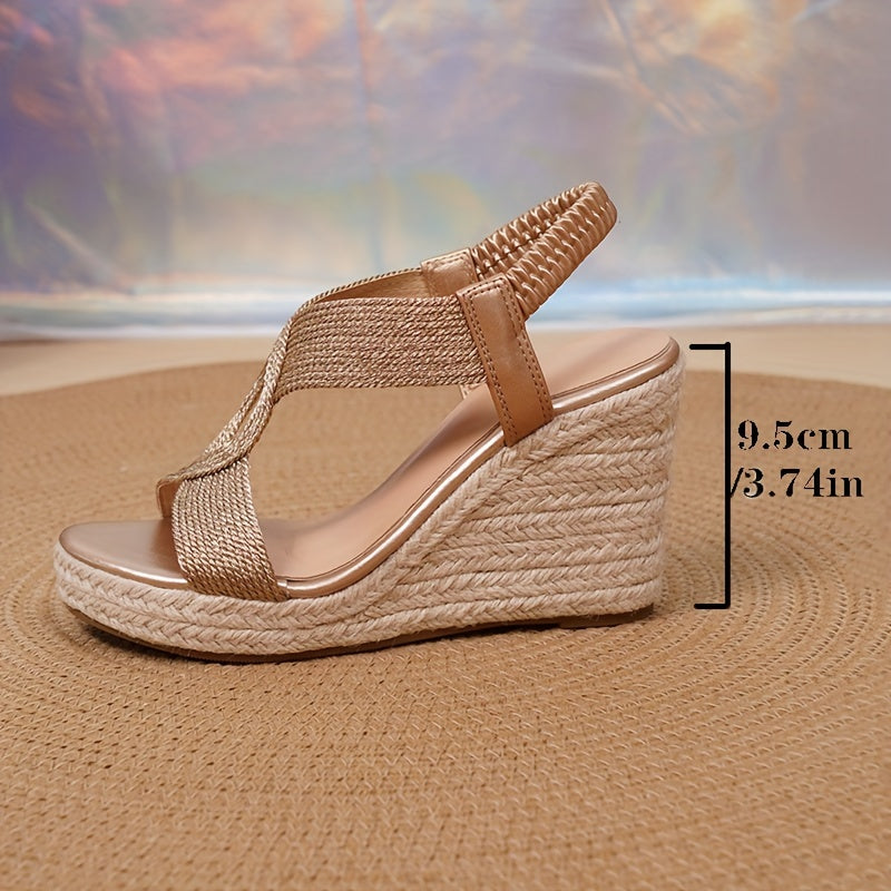 Women's Comfort Wedge Sandals - Stylish Cushioned Platform Shoes