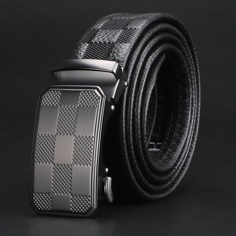 Men's 100% Cowhide Leather Belt | Automatic Buckle