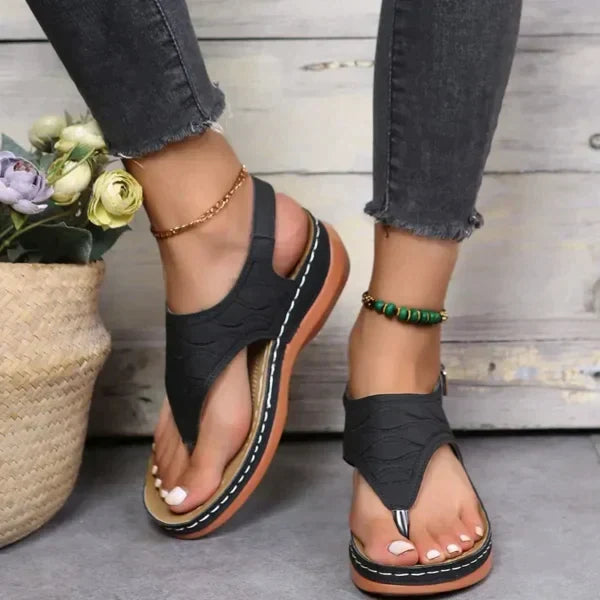 Women's Orthopedic Arch Support Sandals Adjustable Straps