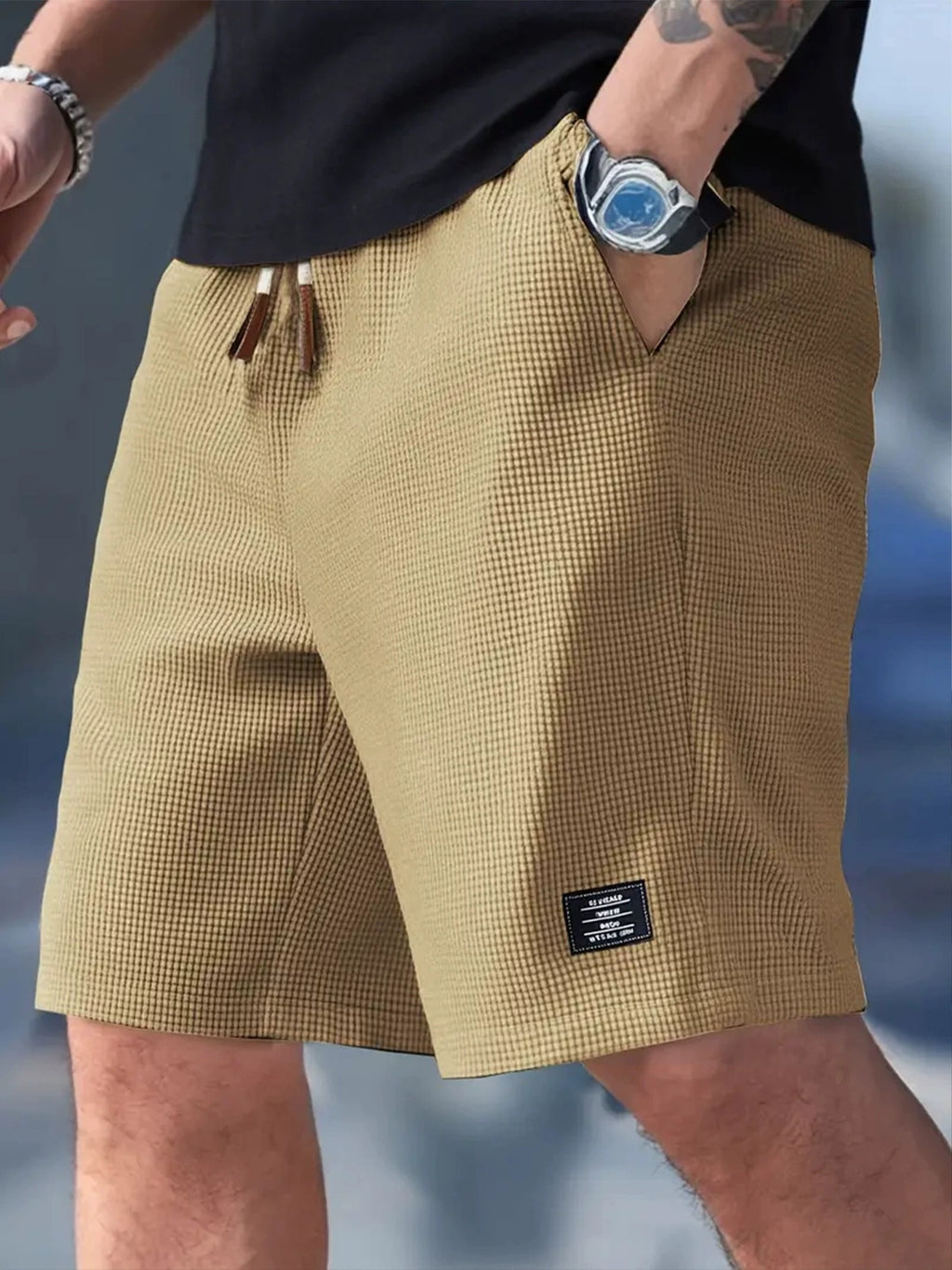 Plus Size Men’s Casual Sports Shorts-HighTouch