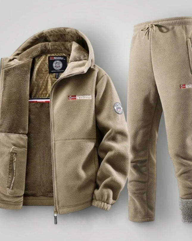 Men’s Casual Loose Velvet Hoodie Jacket