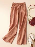 Cherry| Relaxed Drawstring Pants