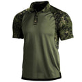 Polo Shirt Lapel Zipper Short-sleeved T-shirt Men-HighTouch