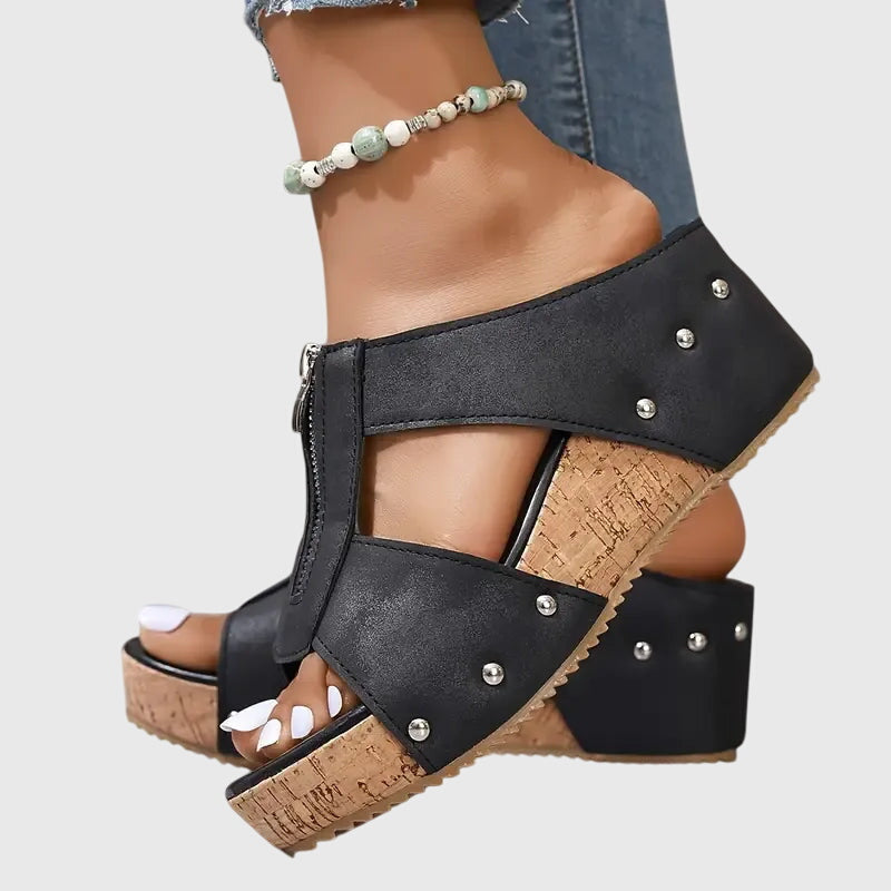 Jazlyn Orthopedic Comfort Sandals – Adjustable Strap Plantar Fasciitis Shoes