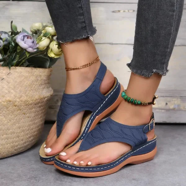 Women's Orthopedic Arch Support Sandals Adjustable Straps