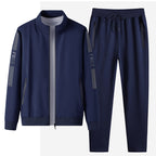 Men’s Sports Tracksuit Set – Cotton Long Sleeve Activewear-HighTouch