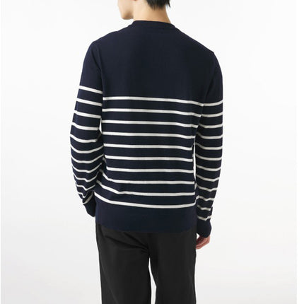 Men’s Loose Fit Round Neck Sweater – Casual Knit Pullover