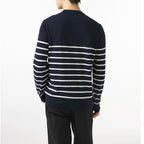 Men’s Loose Fit Round Neck Sweater – Casual Knit Pullover-HighTouch