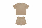 Washed and Worn Dyed Bright White Short Sleeve-HighTouch