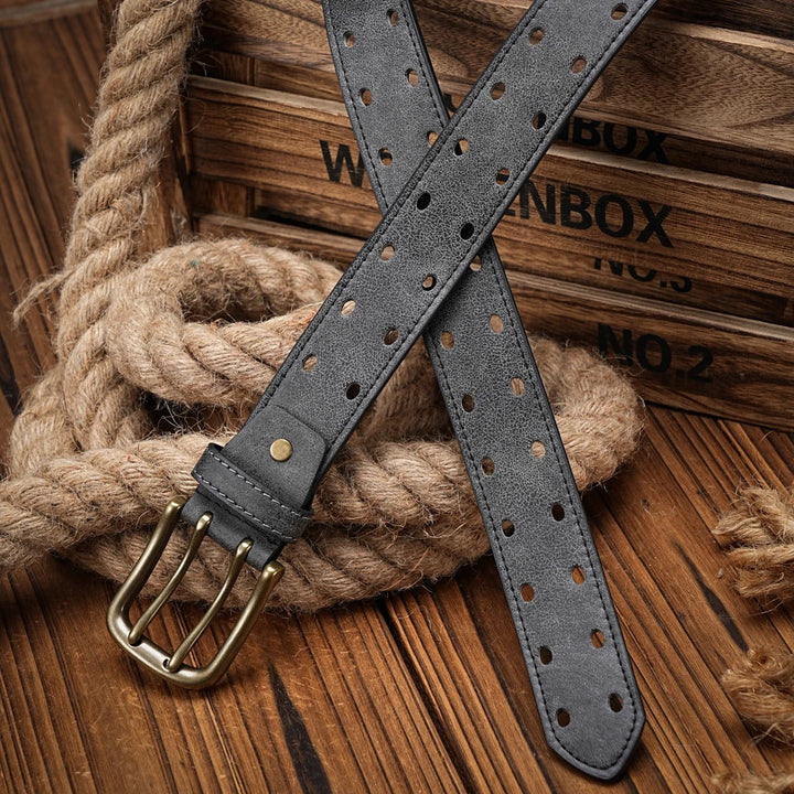 Men's Distressed Leather Belt – Dakota