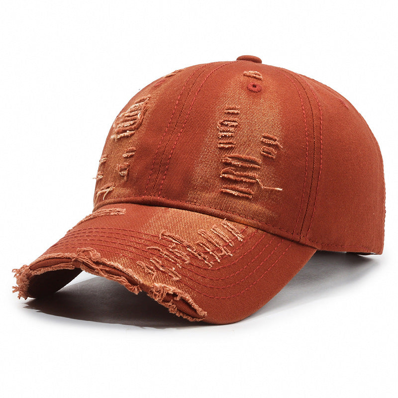 Street Hole Vintage Baseball Cap – Men's Washed Cowboy-HighTouch