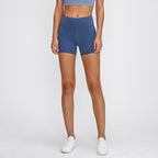 Soft Cotton-Feel Yoga Shorts – High-Waist Anti-Sweat Shorts