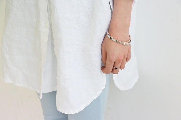 Cotton & Linen Dress Shirt | Long Sleeve Cotton Blend-HighTouch