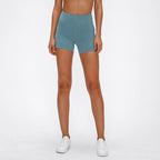 Soft Cotton-Feel Yoga Shorts – High-Waist Anti-Sweat Shorts