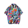 Men Loose Hip Hop Shirt-HighTouch