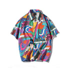 Men Loose Hip Hop Shirt-HighTouch