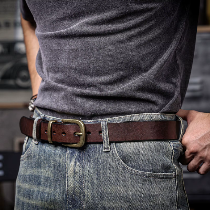Men's Full-Grain Leather Belt – Harlan