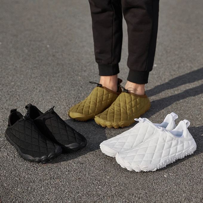 Men’s Quilted Walking Shoes – Lightweight & Warm