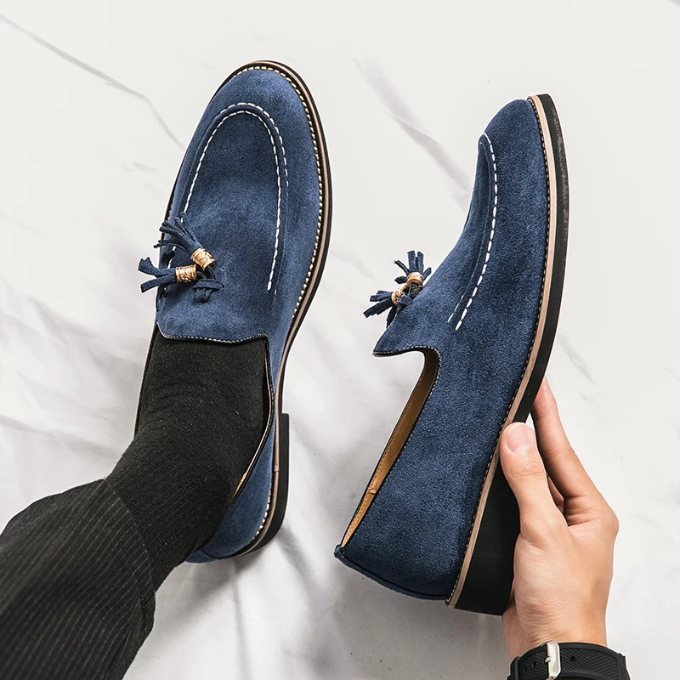 Men’s Velvet Loafers – Elegant Slip-On Style