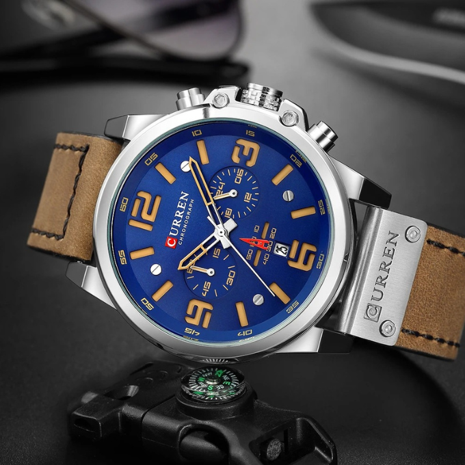 The Hudson Classic Wristwatch - Timeless Stainless Steel Dress Watch