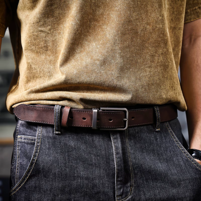 Men's Full-Grain Leather Belt – Buckhorn
