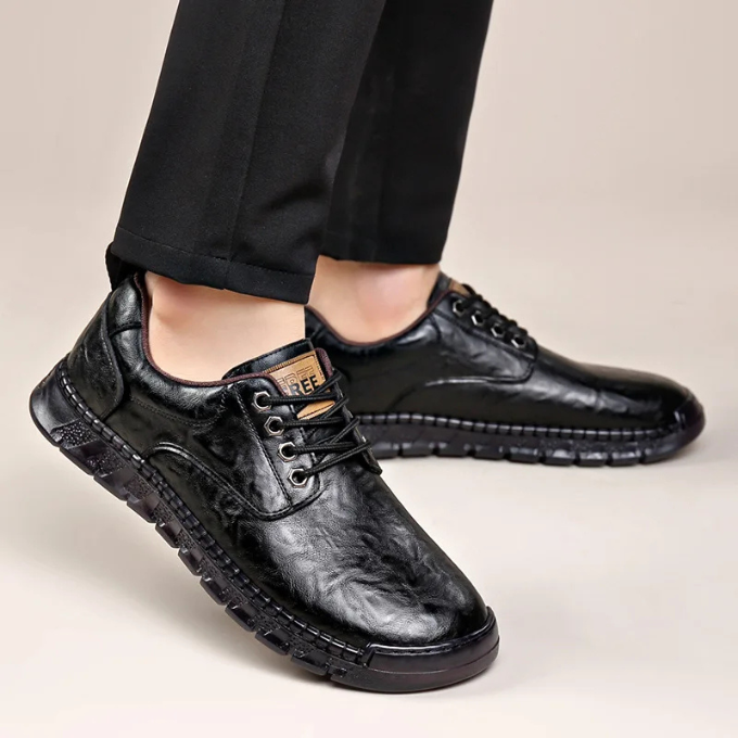 Men’s Full-Grain Leather Shoes – Smart Comfort