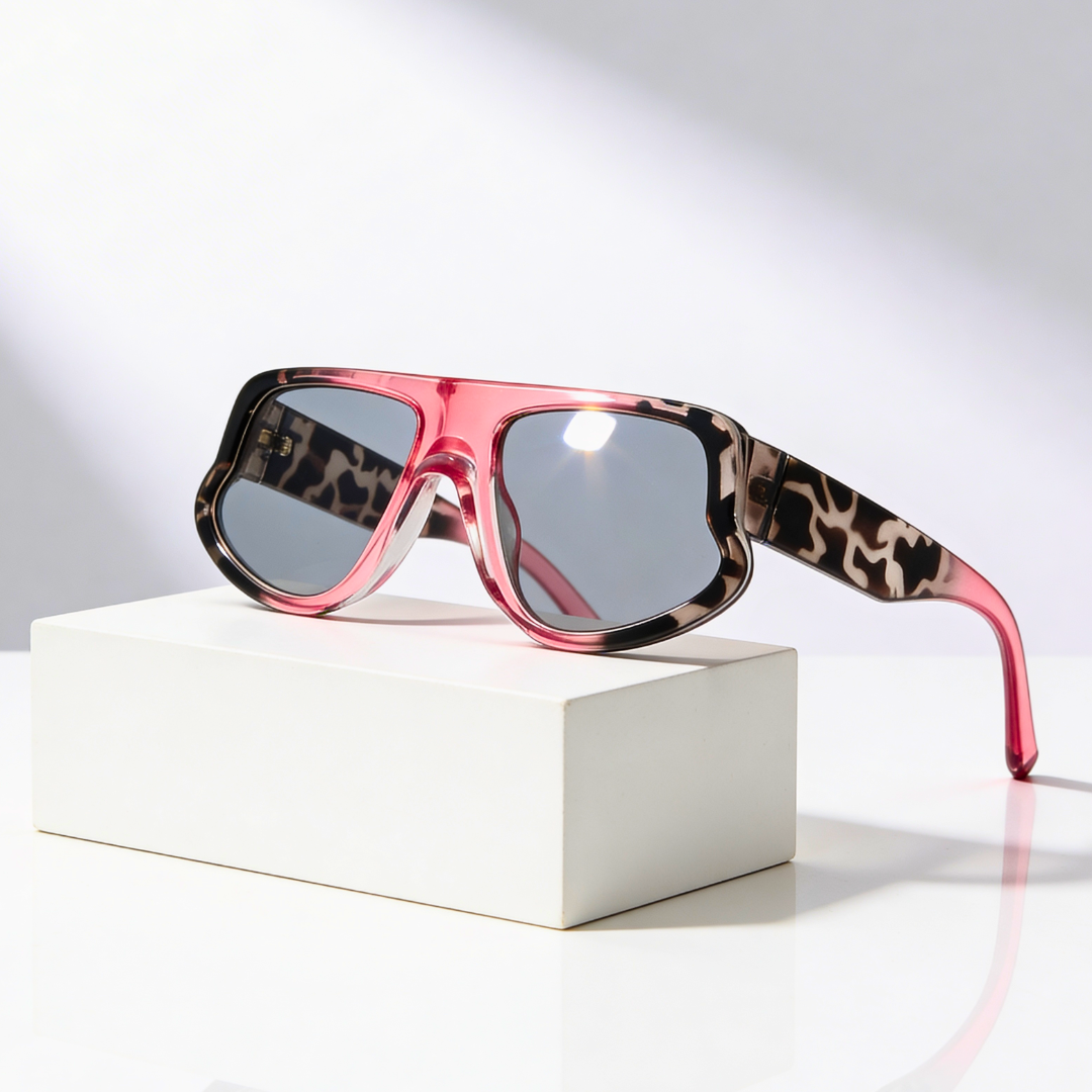 Women's Oversized UV400 Sunglasses – Gradient Acetate