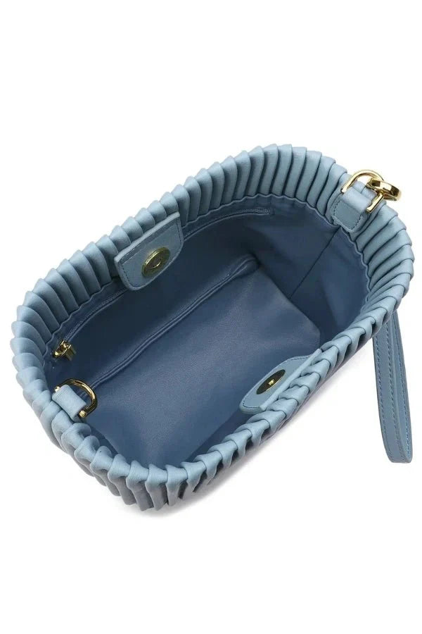 Celina Shoulder Bag - PU Leather Structured Convertible Carry