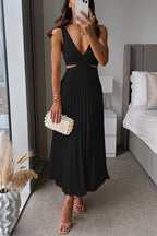 Evangeline Silk Maxi Dress