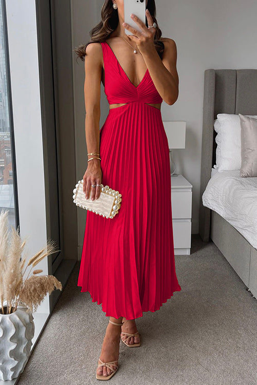 Evangeline Silk Maxi Dress