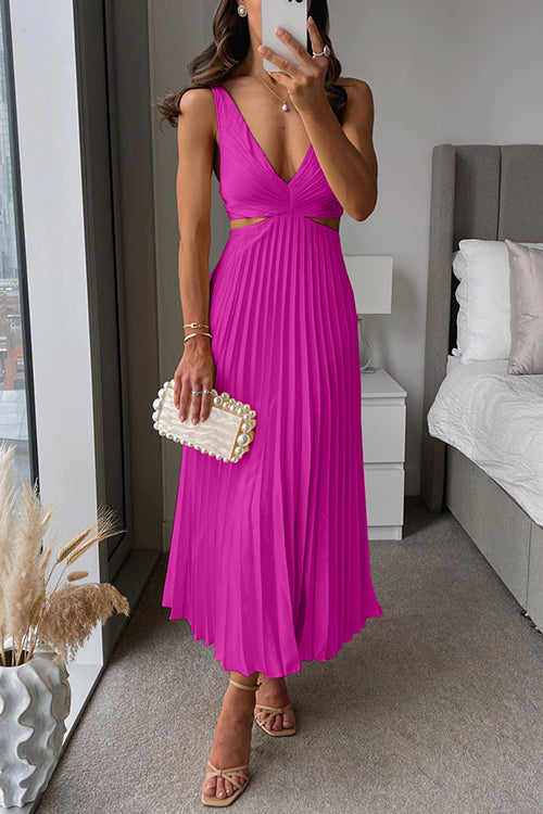 Evangeline Silk Maxi Dress