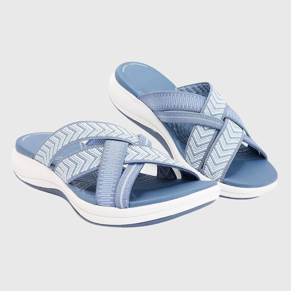 Women's Jade Orthopedic Sandals – Comfortable Low Wedge Walking Shoes