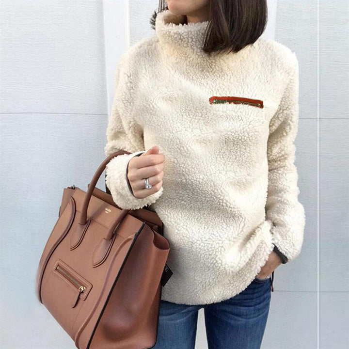 Women's Bottoming Sweater Shirt – Slim Fit Layering Essential-HighTouch