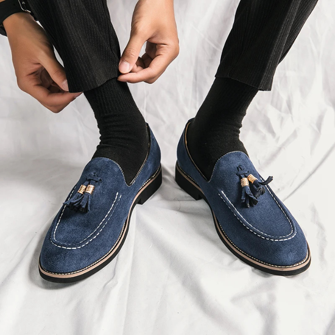 Men’s Velvet Loafers – Elegant Slip-On Style