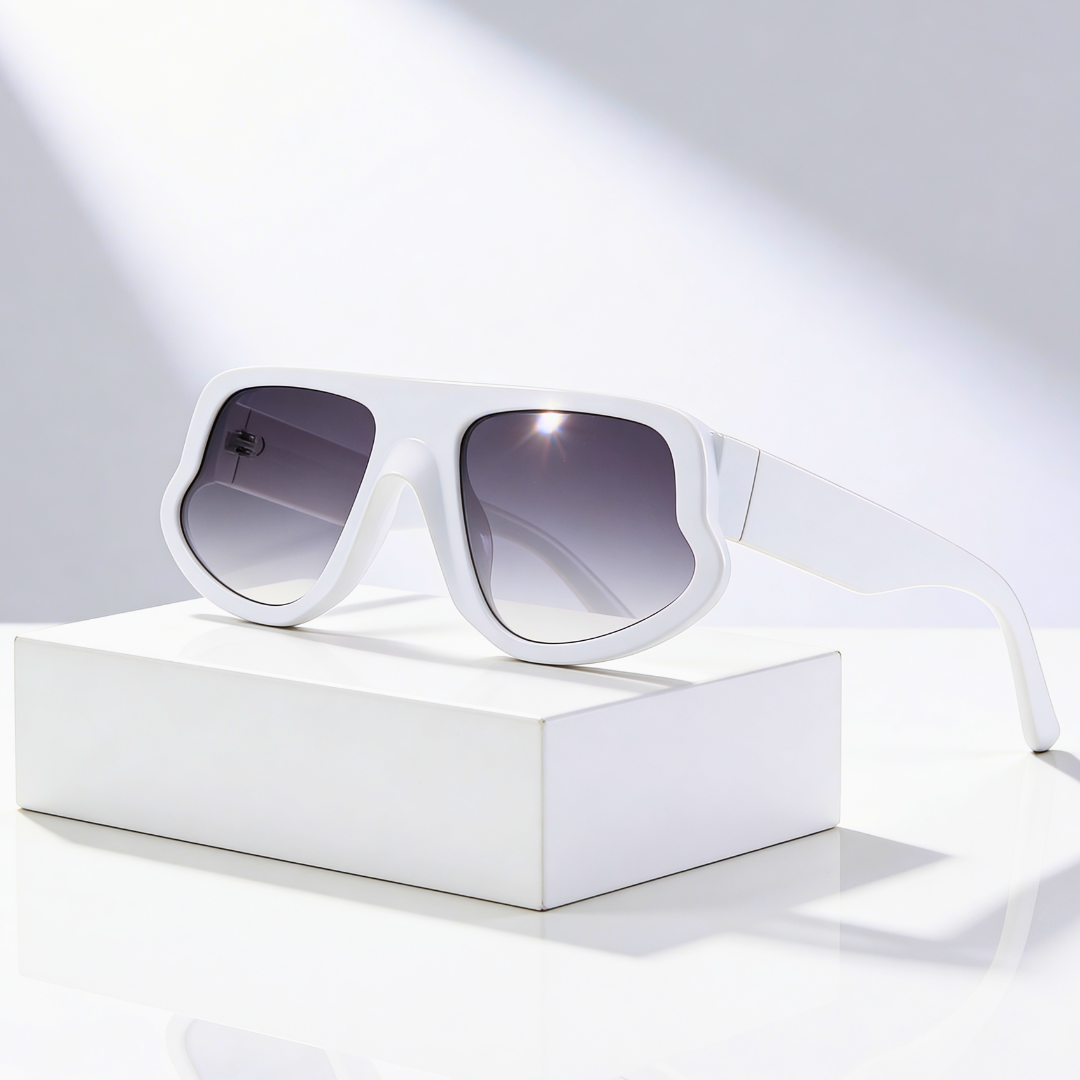 Women's Oversized UV400 Sunglasses – Gradient Acetate