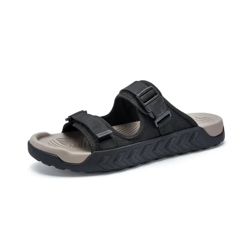 Men's Leather Outdoor Hiking Sports Sandals