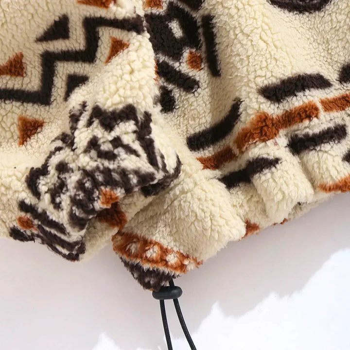 Aztec Trails Zip Sweater – Warm Casual Style