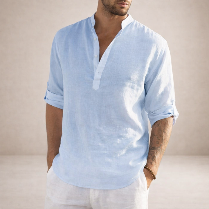 Men's White Formal Shirt - Premium Slim Fit Dress Shirt