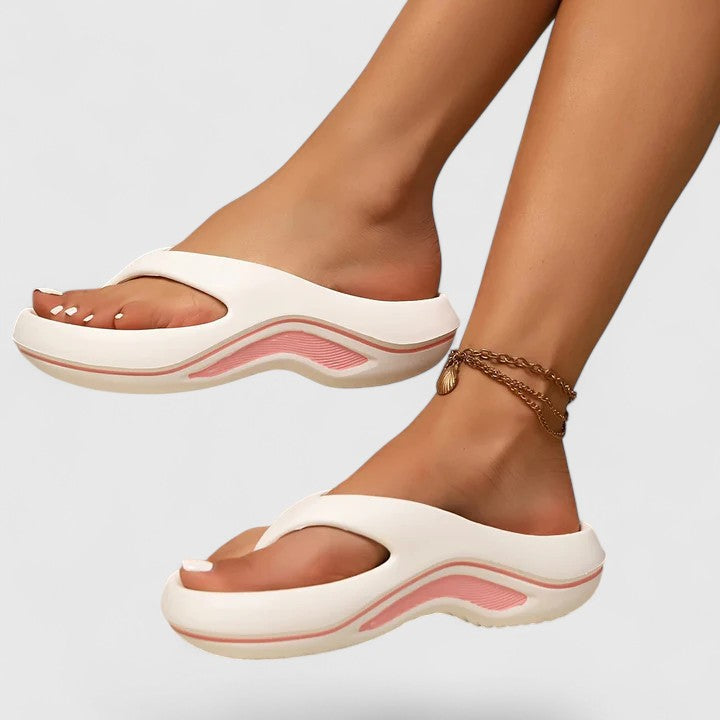 Women's Juliette Orthopedic Slide Sandals – Arch-Support Cushion Walking Slides