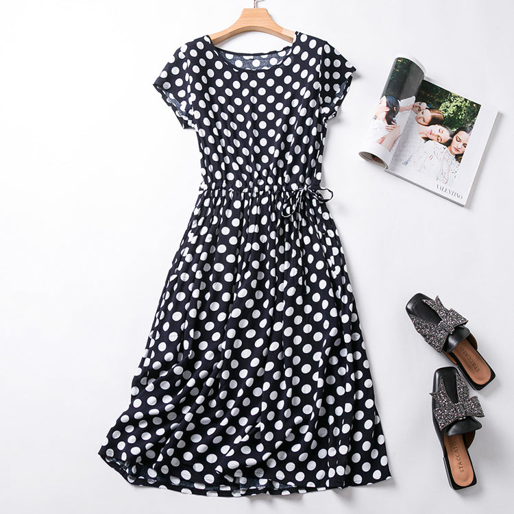 Cotton silk dress-HighTouch