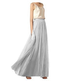 Women Maxi Long Skirt-HighTouch