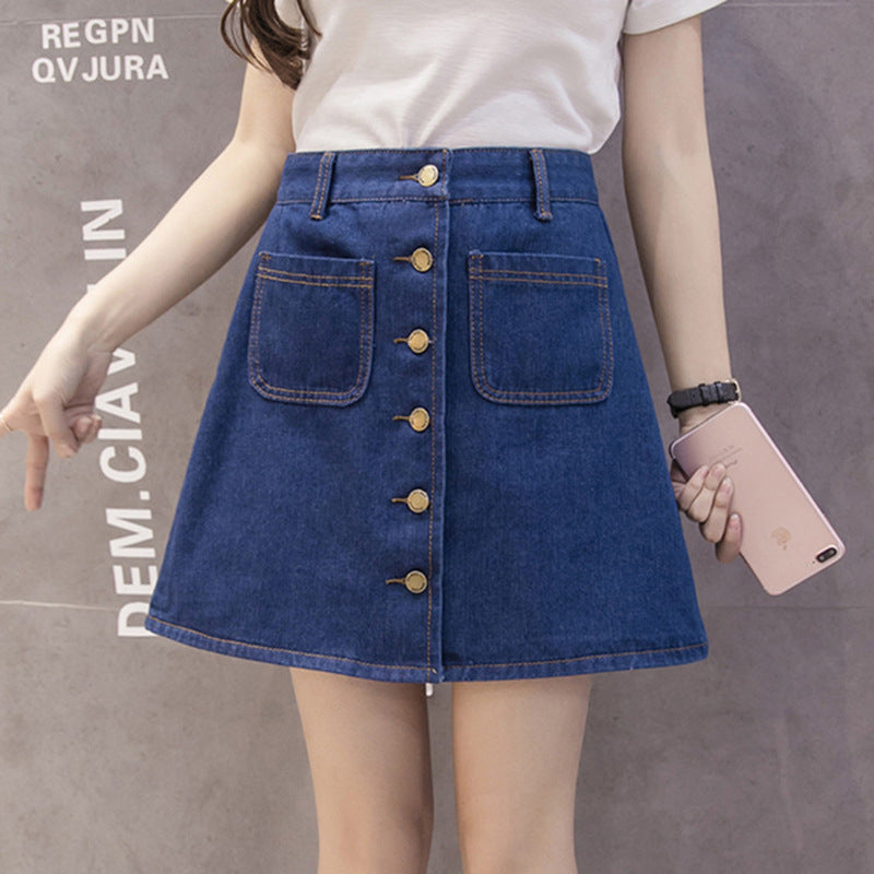Women’s Slim Cotton Hip Skirt – High-Waist Bodycon Mini Skirt