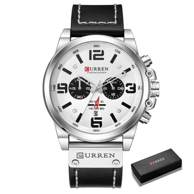 The Hudson Classic Wristwatch - Timeless Stainless Steel Dress Watch