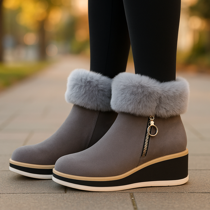 Women's Fur-Lined Winter Boots – Warm & Cosy